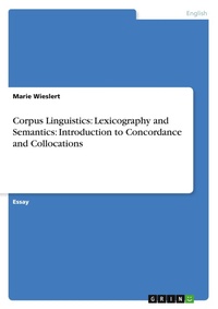 Abbildung von: Corpus Linguistics - Grin Verlag