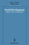 Cover: Social Development - Springer