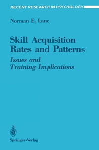 Enlarge image Cover: Skill Acquisition Rates and Patterns - Springer