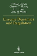 Cover: Enzyme Dynamics and Regulation - Springer