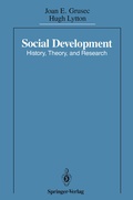 Cover: Social Development - Springer