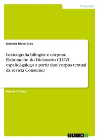 Abbildung von: Lexicografia bilinguee e corpora - Grin Verlag