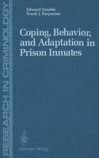 Enlarge image Cover: Coping, Behavior, and Adaptation in Prison Inmates - Springer
