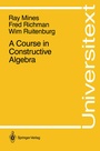 Cover: A Course in Constructive Algebra - Springer