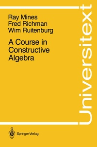 Abbildung von: A Course in Constructive Algebra - Springer