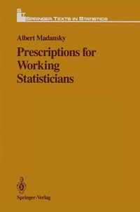 Enlarge image Cover: Prescriptions for Working Statisticians - Springer