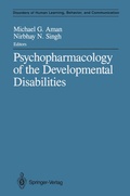 Cover: Psychopharmacology of the Developmental Disabilities - Springer