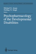 Cover: Psychopharmacology of the Developmental Disabilities - Springer