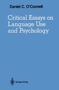 Abbildung von: Critical Essays on Language Use and Psychology - Springer