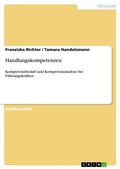 Cover: Handlungskompetenzen - GRIN Verlag