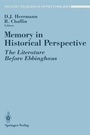 Cover: Memory in Historical Perspective - Springer