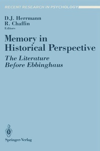 Enlarge image Cover: Memory in Historical Perspective - Springer