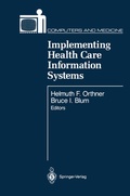 Cover: Implementing Health Care Information Systems - Springer