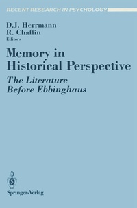 Enlarge image Cover: Memory in Historical Perspective - Springer