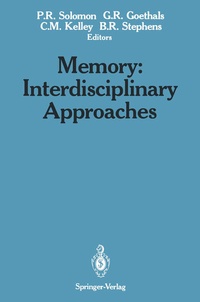 Enlarge image Cover: Memory: Interdisciplinary Approaches - Springer