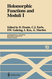 Abbildung von: Holomorphic Functions and Moduli I - Springer