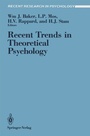 Cover: Recent Trends in Theoretical Psychology - Springer