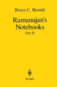 Abbildung von: Ramanujan's Notebooks - Springer