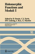 Cover: Holomorphic Functions and Moduli I - Springer