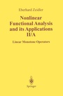 Cover: Nonlinear Functional Analysis and Its Applications - Springer