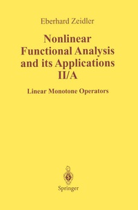 Enlarge image Cover: Nonlinear Functional Analysis and Its Applications - Springer