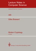 Cover: Modern Cryptology - Springer
