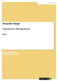 Enlarge image Cover: Operations Management - Grin Verlag