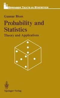 Enlarge image Cover: Probabitily and Statistics - Springer