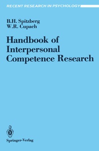 Enlarge image Cover: Handbook of Interpersonal Competence Research - Springer