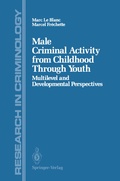 Cover: Male Criminal Activity from Childhood Through Youth - Springer