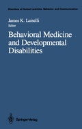 Cover: Behavioral Medicine and Developmental Disabilities - Springer