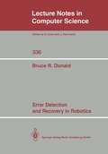 Cover: Error Detection and Recovery in Robotics - Springer