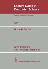 Abbildung von: Error Detection and Recovery in Robotics - Springer