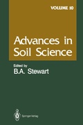 Cover: Advances in Soil Science - Springer