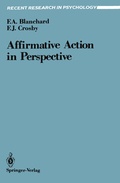 Cover: Affirmative Action in Perspective - Springer