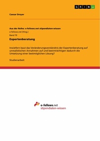 Abbildung von: Expertenberatung - GRIN Verlag