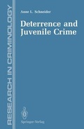 Cover: Deterrence and Juvenile Crime - Springer