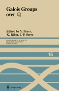 Cover: Galois Groups over ? - Springer