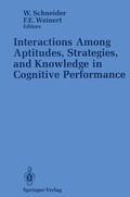 Cover: Interactions Among Aptitudes, Strategies, and knowledge in Cognitive Performance - Springer