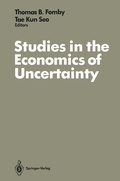 Cover: Studies in the Economics of Uncertainty - Springer