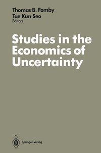 Enlarge image Cover: Studies in the Economics of Uncertainty - Springer