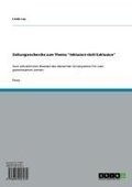 Cover: Zeitungsrecherche zum Thema "Inklusion statt Exklusion" - GRIN Verlag