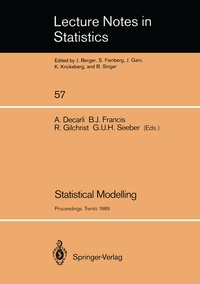 Enlarge image Cover: Statistical Modelling - Springer