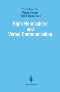 Abbildung von: Right Hemisphere and Verbal Communication - Springer