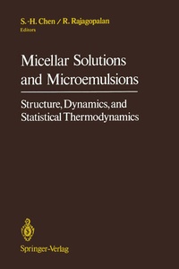 Enlarge image Cover: Micellar Solutions and Microemulsions - Springer
