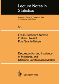 Enlarge image Cover: Decomposition and Invariance of Measures, and Statistical Transformation Models - Springer