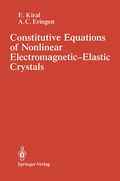 Cover: Constitutive Equations of Nonlinear Electromagnetic-Elastic Crystals - Springer