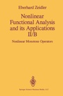 Cover: Nonlinear Functional Analysis and its Applications - Springer
