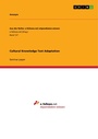 Cover: Cultural Knowledge Test Adaptation - GRIN Verlag