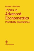 Cover: Topics in Advanced Econometrics - Springer